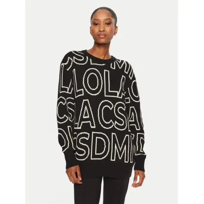 Zdjęcie LOLA CASADEMUNT Sweter LF2411011 Czarny Regular Fit