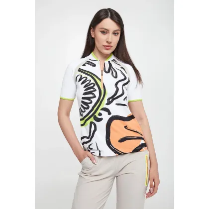 Zdjęcie T-shirt damski ze stójką SPORTALM Sportalm