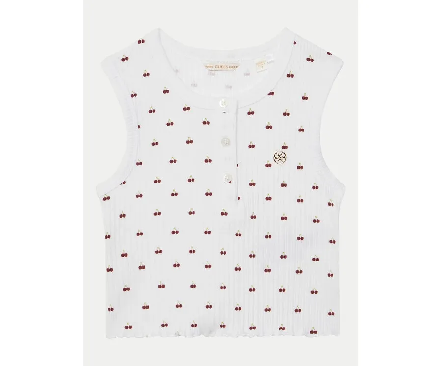 obrazek 1 Guess Top J5GP01 KCSQ4 Biały Regular Fit
