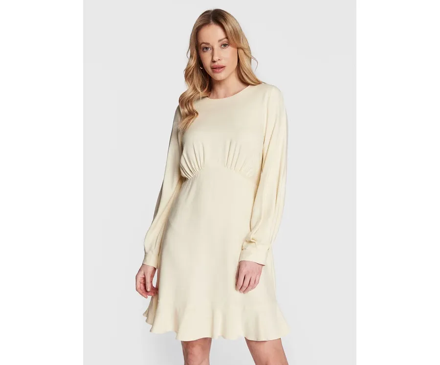 obrazek 1 Closet London Sukienka codzienna D8599 Beżowy Regular Fit