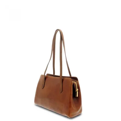 Zdjęcie Elegancka skórzana torebka na ramię - Giudi