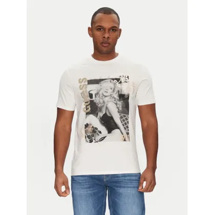 Zdjęcie Guess T-Shirt M5GI33 KBW41 Biały Classic Fit