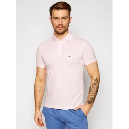Zdjęcie Tommy Hilfiger Polo 1985 MW0MW17771 Różowy Slim Fit