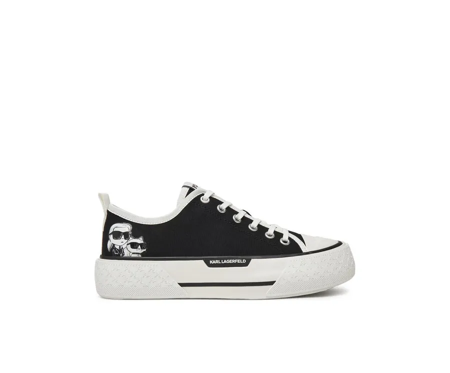 obrazek 1 KARL LAGERFELD Trampki KL60614T Czarny