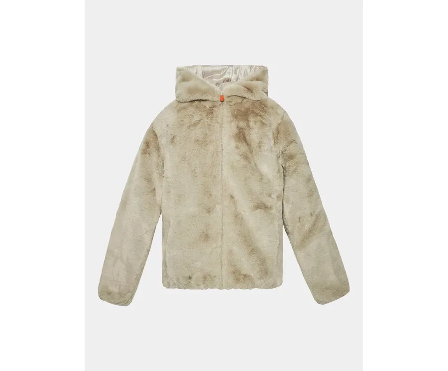 obrazek 1 Save The Duck Futro Chloe J33540G FURY17 Beżowy Regular Fit