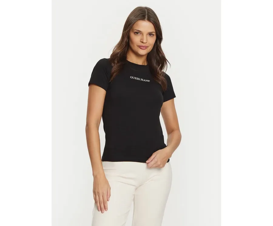 obrazek 1 Guess Jeans T-Shirt W4YI01 J1314 Czarny Regular Fit