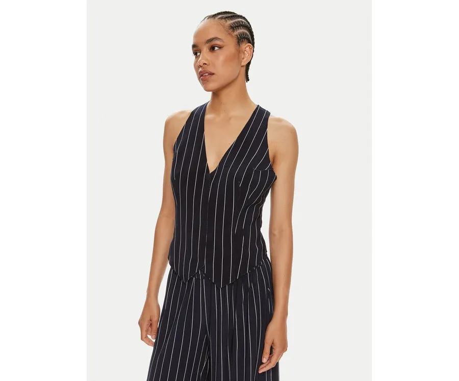 obrazek 1 NORMA KAMALI Kamizelka KK1244PLC59642 Granatowy Regular Fit
