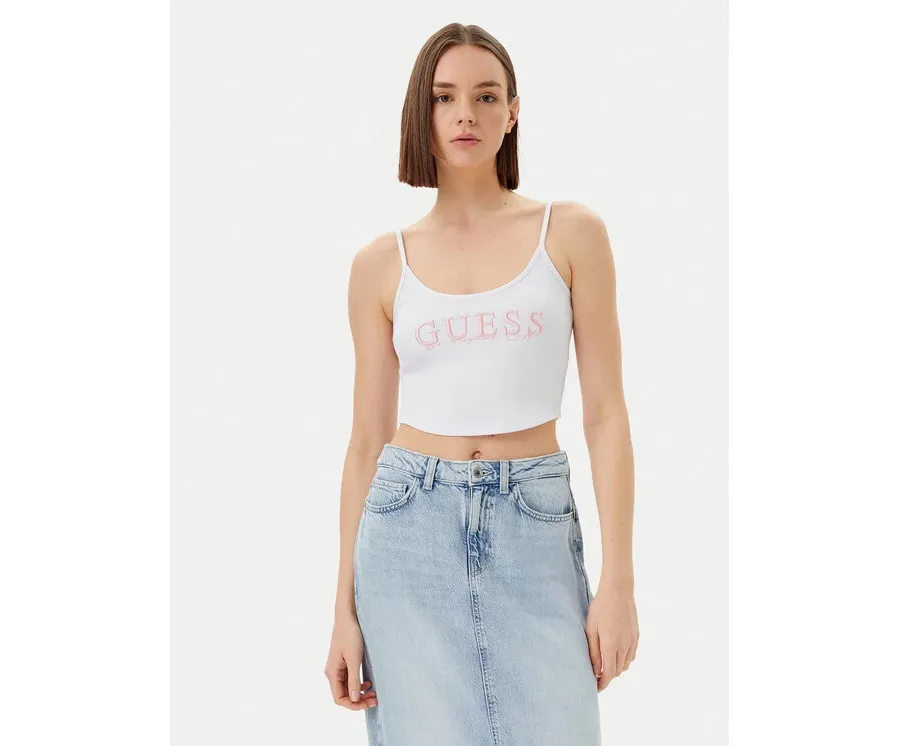 obrazek 1 Guess Top V5GP16 K8RT2 Biały Regular Fit