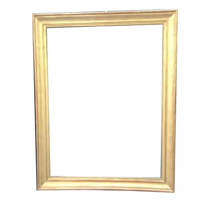 Zdjęcie Antyczna rama z modrzewia pozłacana czystym złotem pierwsza połowa XIX wieku