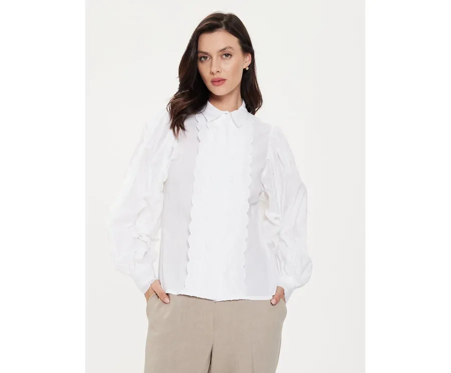 obrazek 1 Karen by Simonsen Koszula Nadia 10104854 Biały Regular Fit