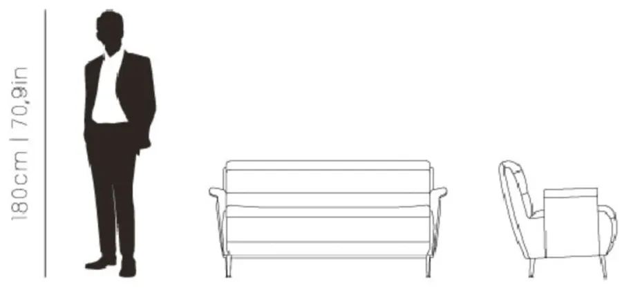 obrazek 11 Piękna sofa w kolorze szarym