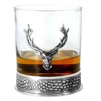 Picture A stylish glass with pewter accessories from an English brand