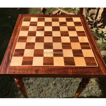 Zdjęcie Piękny drewniany tradycyjny stół szachowy - The Chess Empire