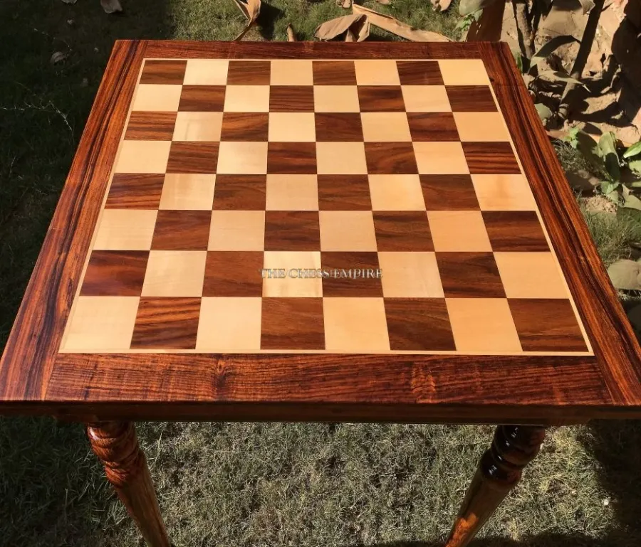 obrazek 1 Piękny drewniany tradycyjny stół szachowy - The Chess Empire