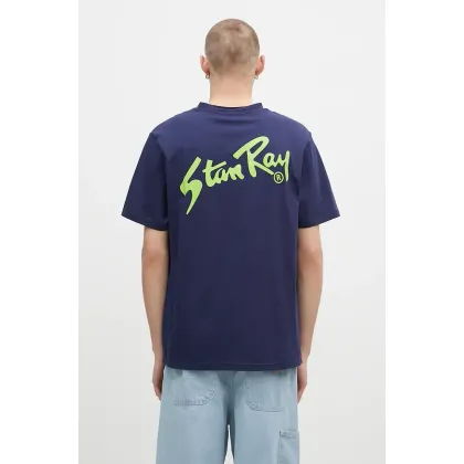 Zdjęcie Stan Ray t-shirt męski kolor granatowy z nadrukiem AW2400116