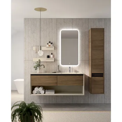 Zdjęcie Piękny zestaw włoskich mebli łazienkowych z serii Smartcode