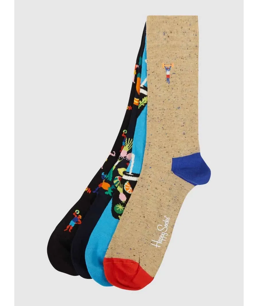 obrazek 1 Skarpety z dodatkiem streczu w zestawie 4 szt.