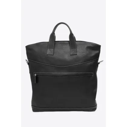 Zdjęcie Luksusowa torba skórzana w czarnym kolorze - Terrida