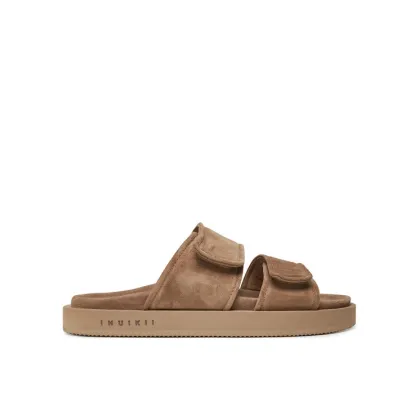 Zdjęcie Inuikii Klapki Suede Double Band 50102-510 Beżowy