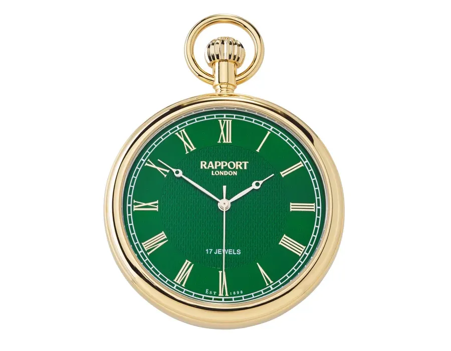 picture 1 Pocket watch with a green dial