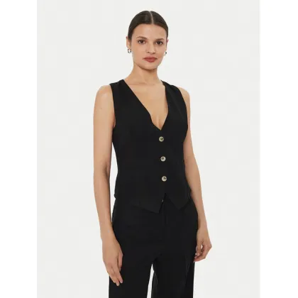 Zdjęcie ViCOLO Kamizelka TB1569 Czarny Regular Fit