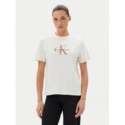 Zdjęcie Calvin Klein Jeans T-Shirt LV047B865G Biały Relaxed Fit