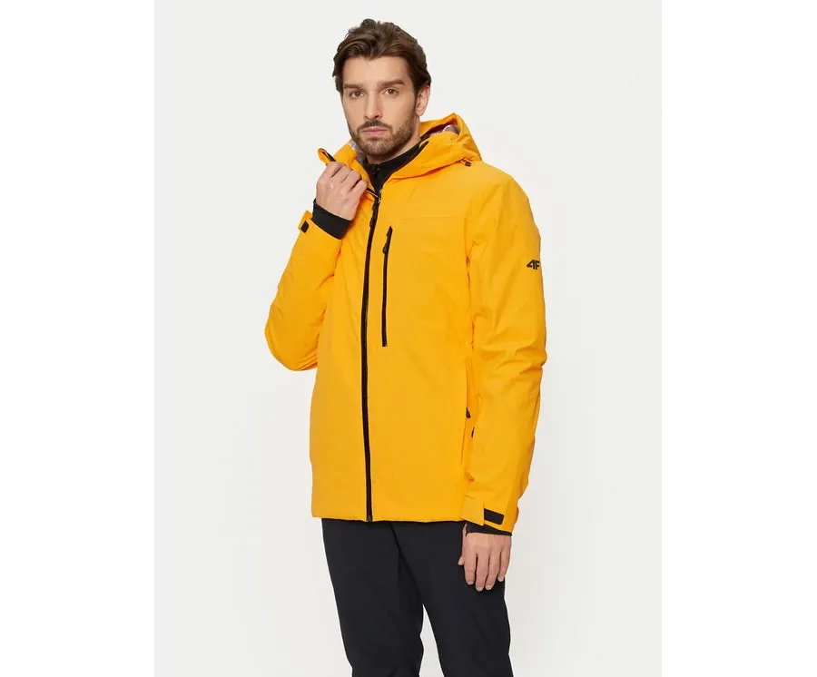 obrazek 1 4F Kurtka narciarska 4FWAW24TTJAM574 Żółty Regular Fit