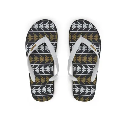 Zdjęcie Kappa Japonki 371D2UW White - Black - Green Military Kolorowy