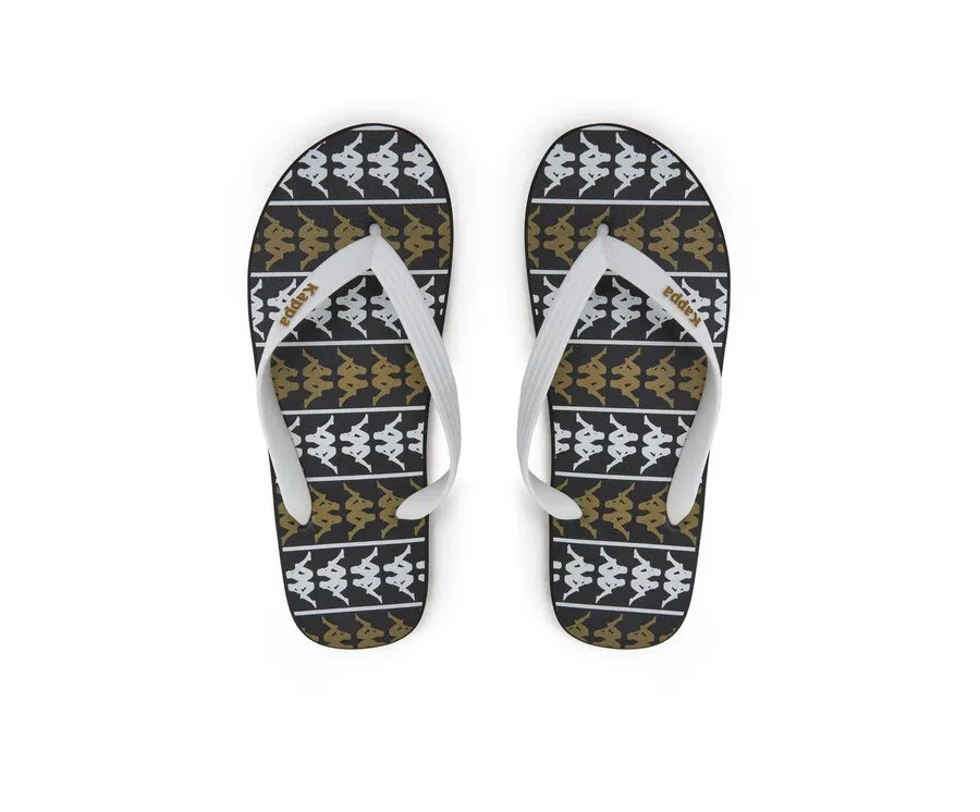 obrazek 1 Kappa Japonki 371D2UW White - Black - Green Military Kolorowy