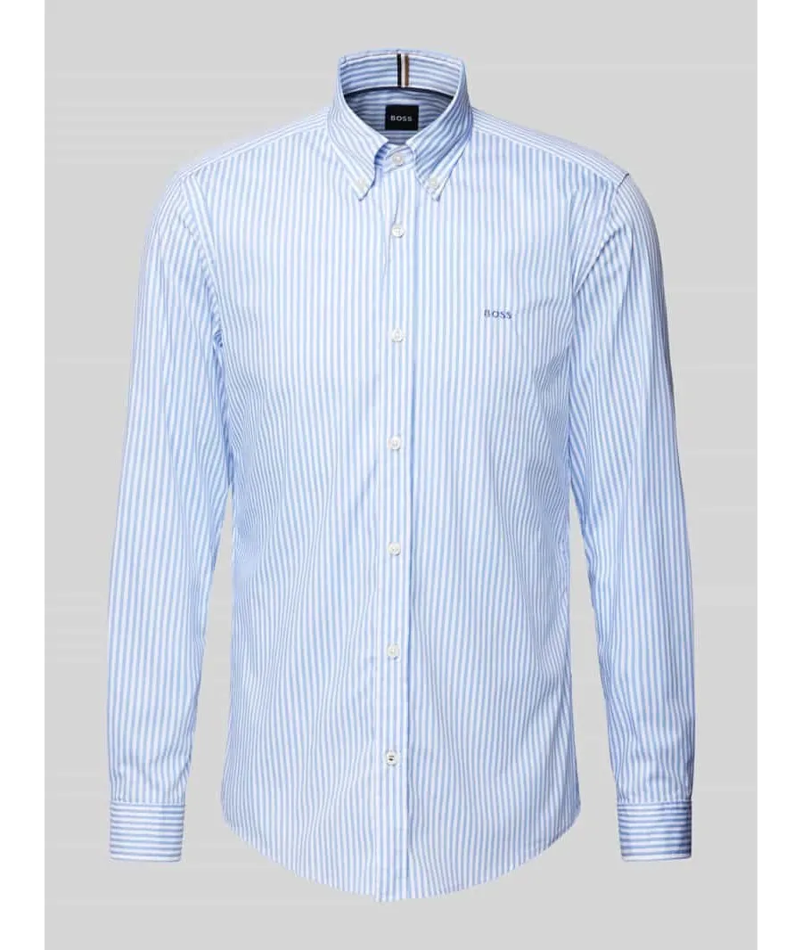 obrazek 1 Koszula casualowa o kroju slim fit z kołnierzykiem typu button down model ‘Roan’
