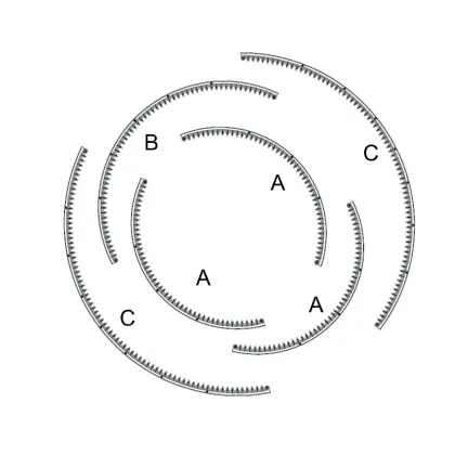 Zdjęcie Wyrafinowany żyrandol ze szkła Murano o nowoczesnym stylu – Il Paralume Marina