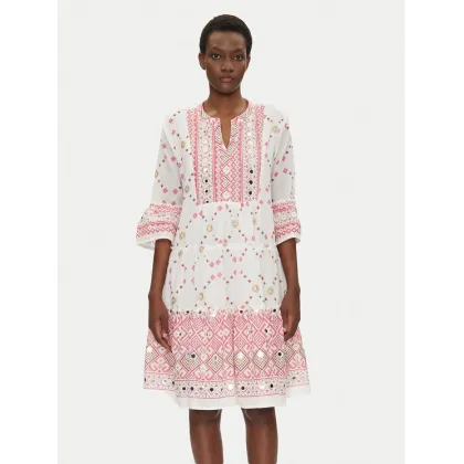 Zdjęcie Iconique Sukienka letnia IC25-037 Biały Relaxed Fit