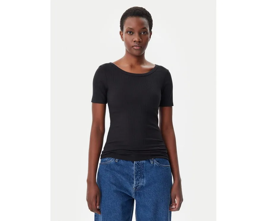 obrazek 1 Tommy Hilfiger T-Shirt WW0WW37866 Czarny Slim Fit