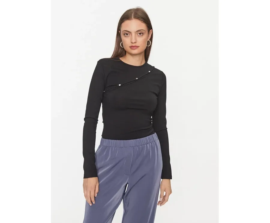 obrazek 1 Samsøe Samsøe Bluzka Luanne F23300128 Czarny Regular Fit