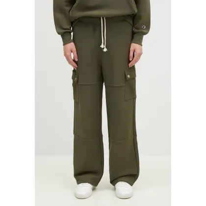 Zdjęcie Champion spodnie dresowe Cargo Pants kolor zielony gładkie 220710