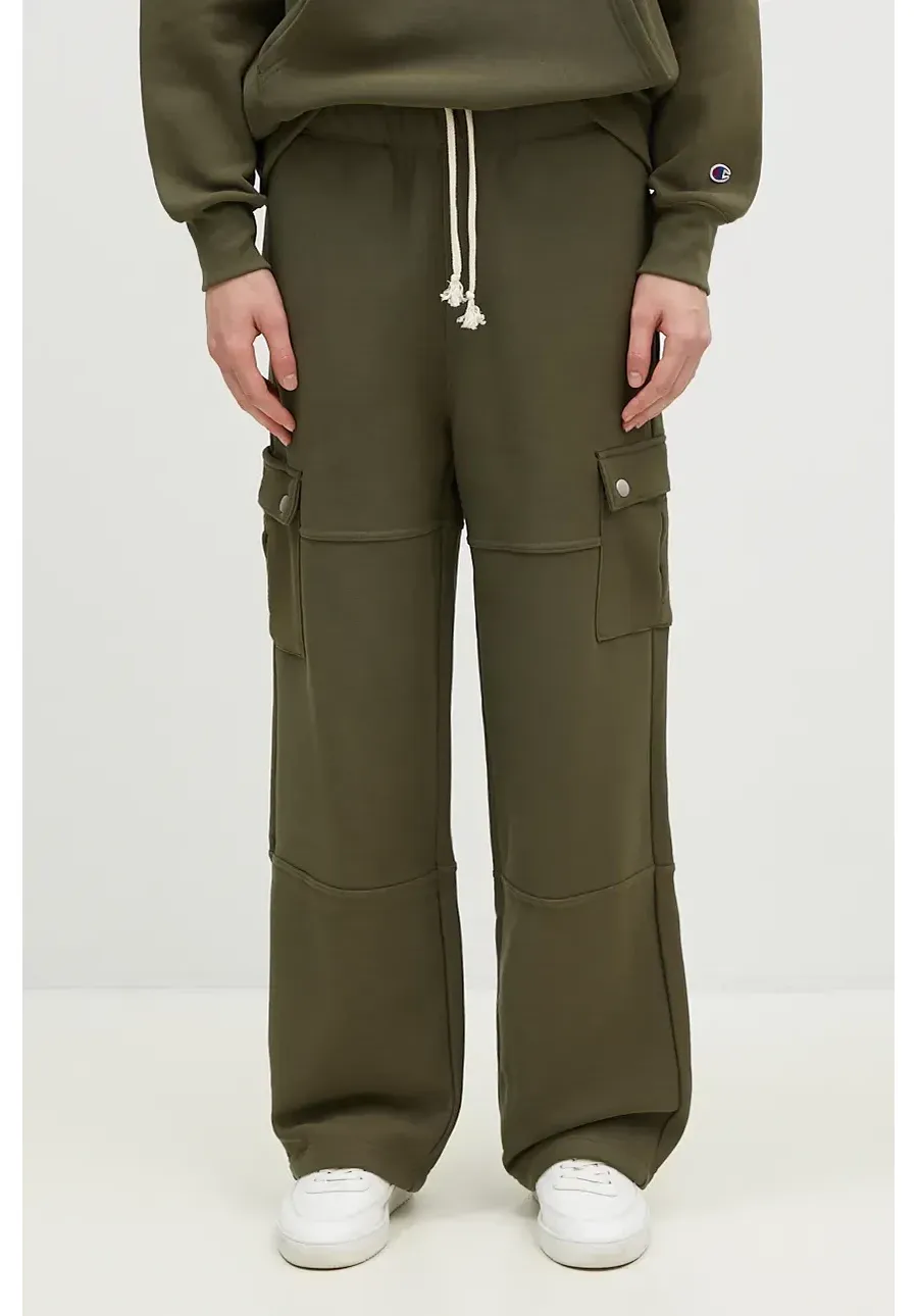 obrazek 1 Champion spodnie dresowe Cargo Pants kolor zielony gładkie 220710