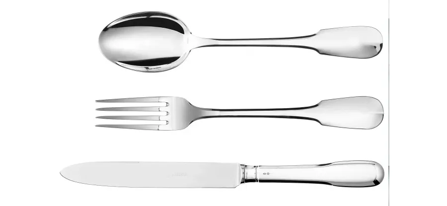 picture 2 A set of silver-plated Scudo cutlery for 6 people