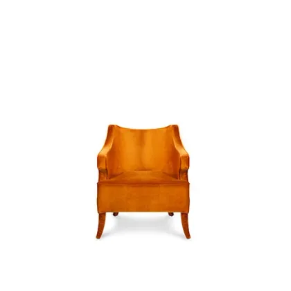 Picture Portuguese orange armchair