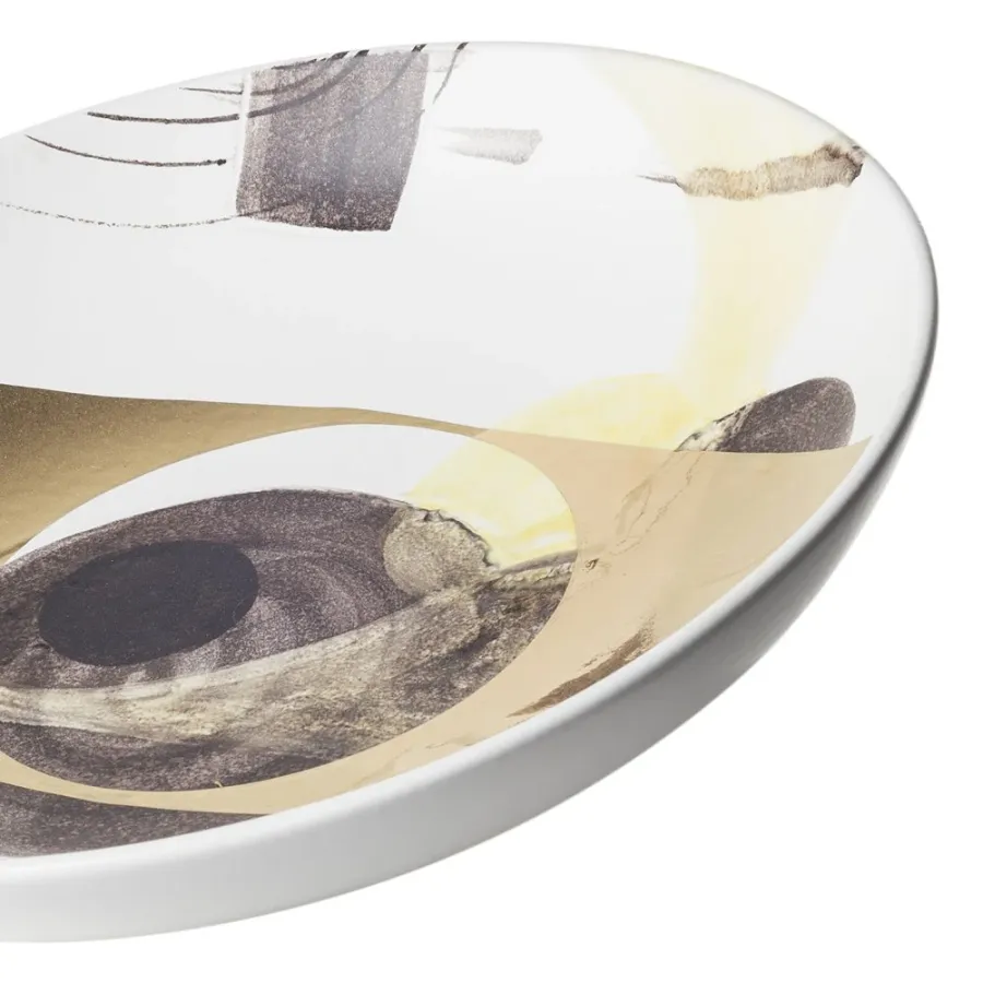 obrazek 4 Ręcznie malowany talerz ceramiczny H.9xL.40xP.40 cm