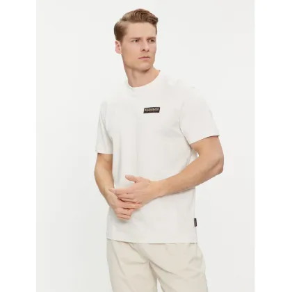 Zdjęcie Napapijri T-Shirt Iaato NP0A4HFZ Écru Regular Fit