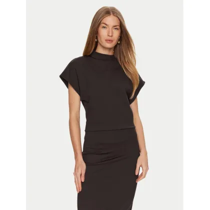 Zdjęcie ViCOLO Bluzka TS0495 Brązowy Regular Fit