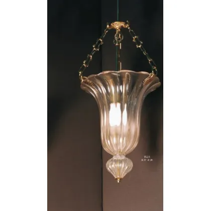 Zdjęcie Wyjątkowy żyrandol ze szkła Murano z łańcuchem - Il Paralume Marina