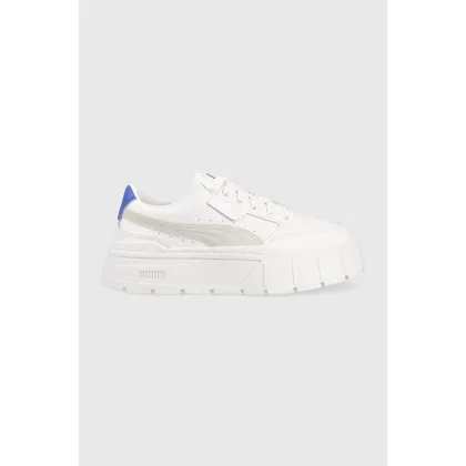 Zdjęcie Puma sneakersy skórzane Mayze Stack Wns kolor biały 384363