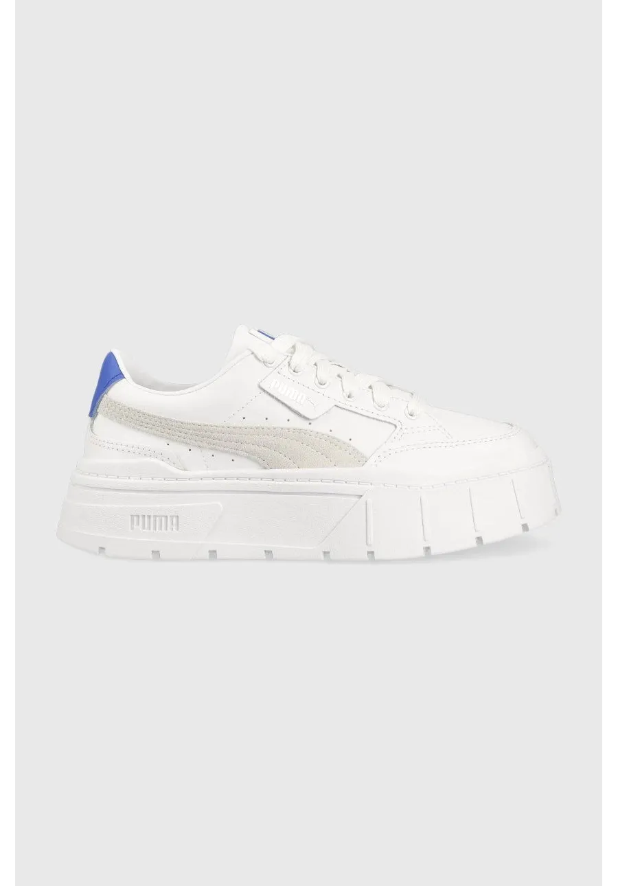 obrazek 1 Puma sneakersy skórzane  Mayze Stack Wns kolor biały 384363