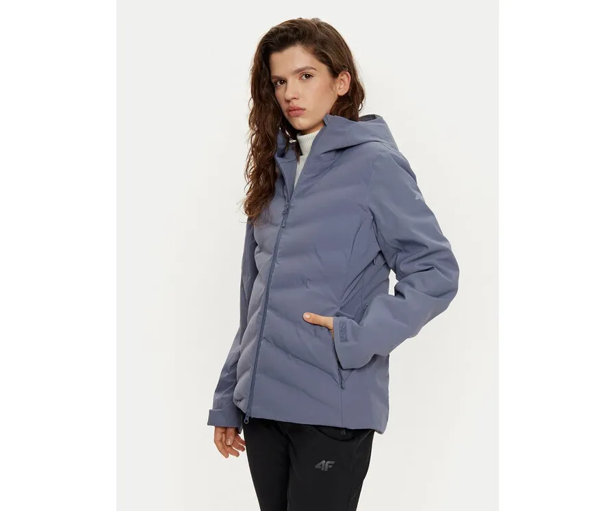 obrazek 1 4F Kurtka narciarska 4FWAW24TTJAF591 Niebieski Slim Fit