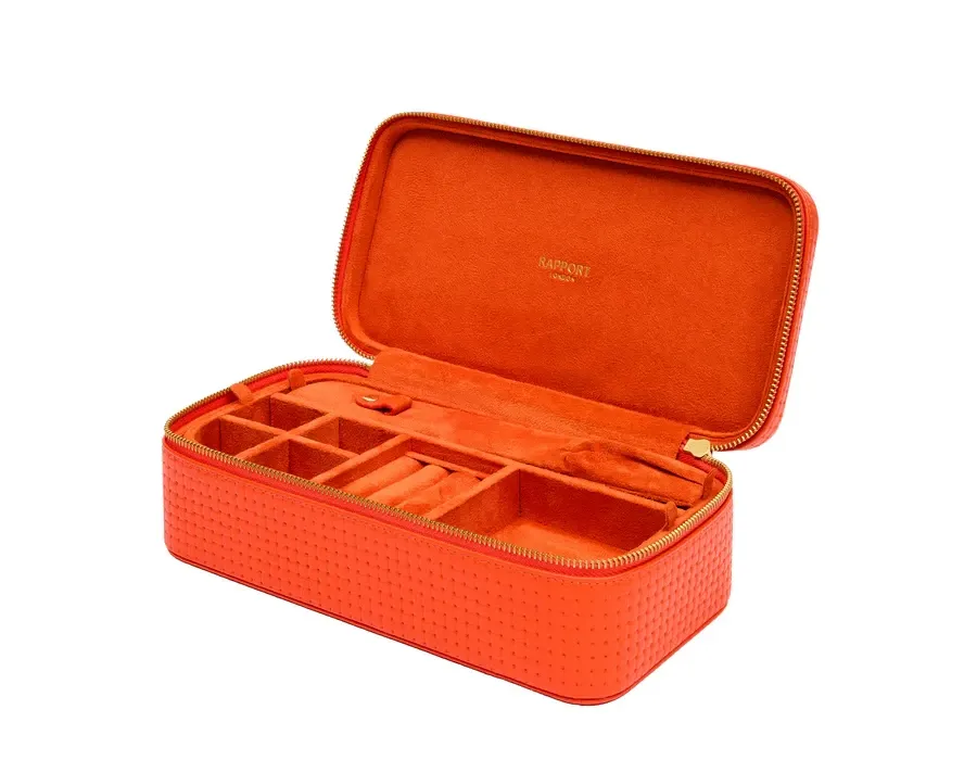 obrazek 3 Pomarańczowe pudełko na biżuterię