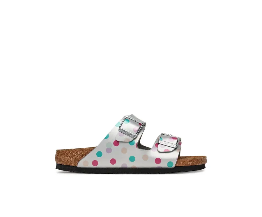 obrazek 1 Birkenstock Klapki Arizona Kids 1029842 D Srebrny