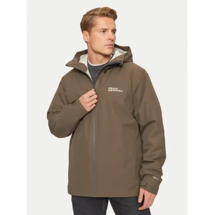Zdjęcie Jack Wolfskin Kurtka przeciwdeszczowa Wisper Ins A61870 Brązowy Regular Fit
