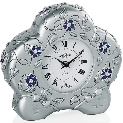 Picture Silver-plated women's desk watch