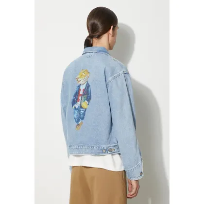 Zdjęcie Human Made kurtka jeansowa Denim Jacket męska kolor niebieski przejściowa HM27JK016
